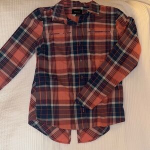 Marmot Women's Lightweight Plaid Button Down Shirt - Red and Blue